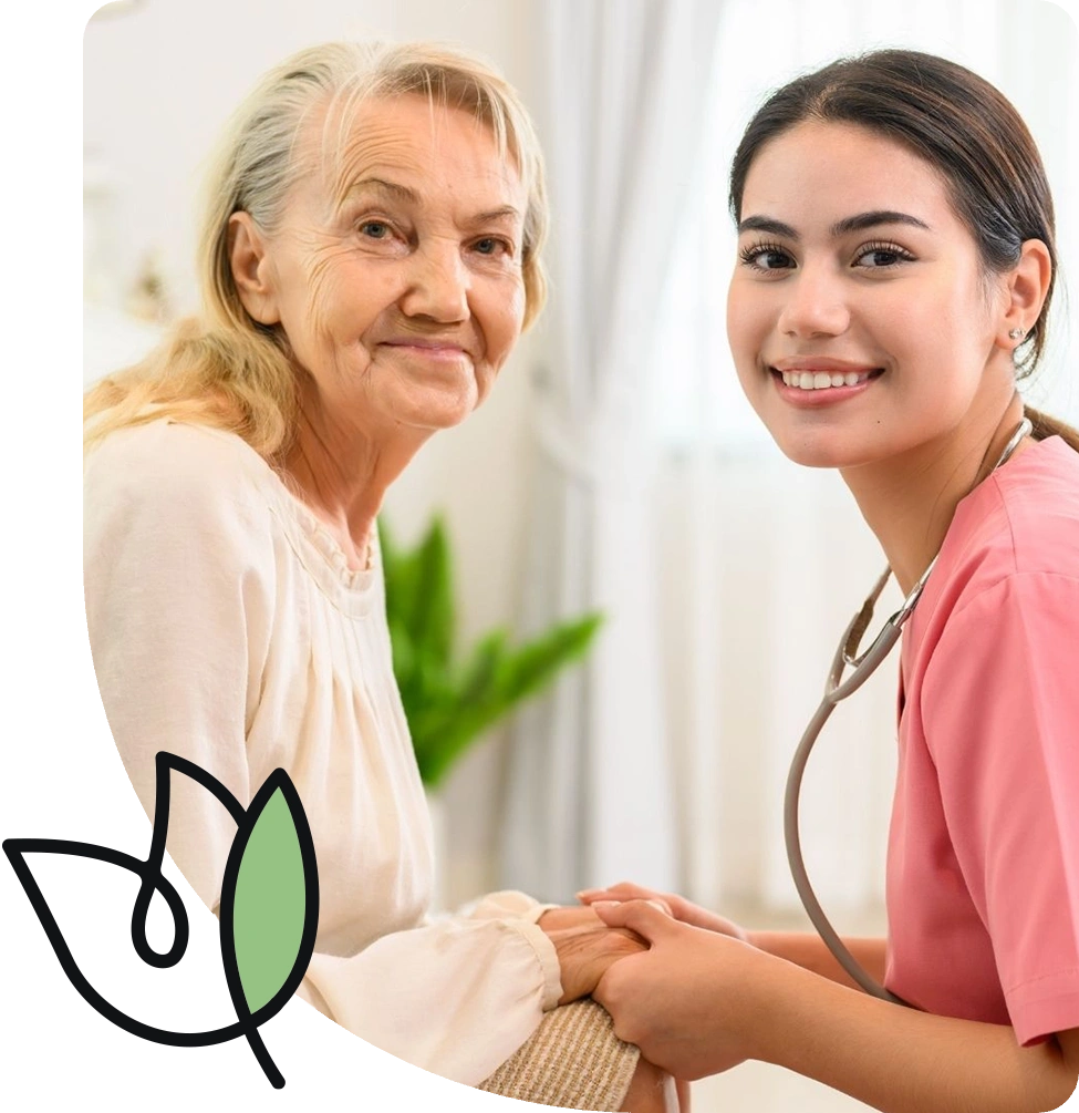 companionship with senior woman