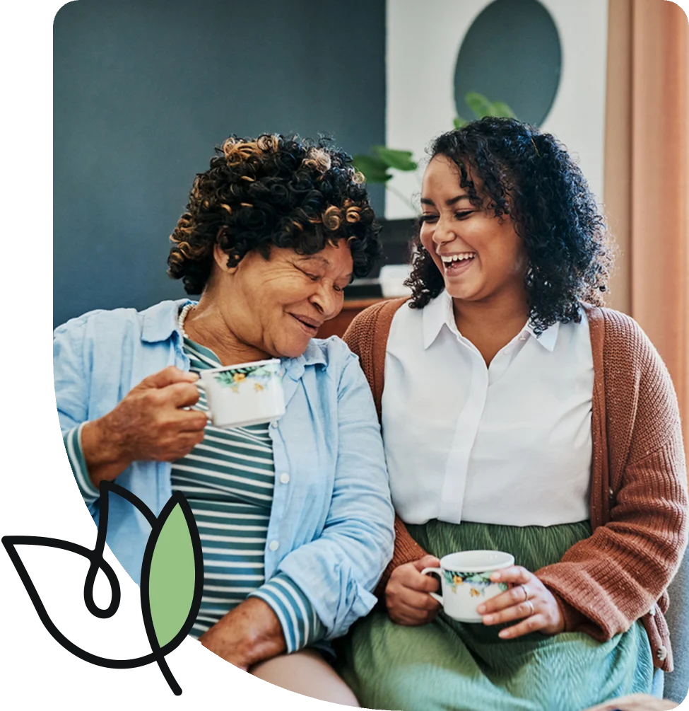 Caregiver and Senior Enjoying Time Together in Home Care in Milford
